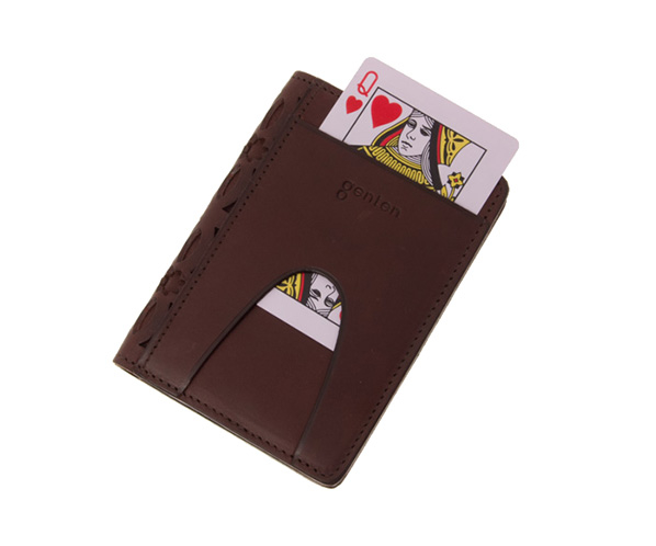 【WEB限定復刻カラー】カットワーク パスケース 詳細画像 ヌメベージュ 10