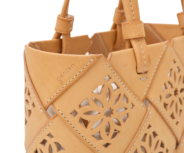 サスカットバスケット手提げバッグ Ｓ 詳細画像 ヌメベージュ 6