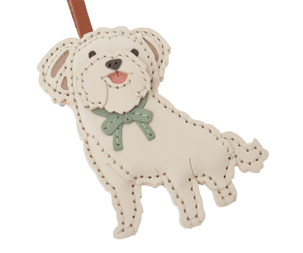 ワクワクチャーム 犬「マルチーズ」 詳細画像 アイボリー 5
